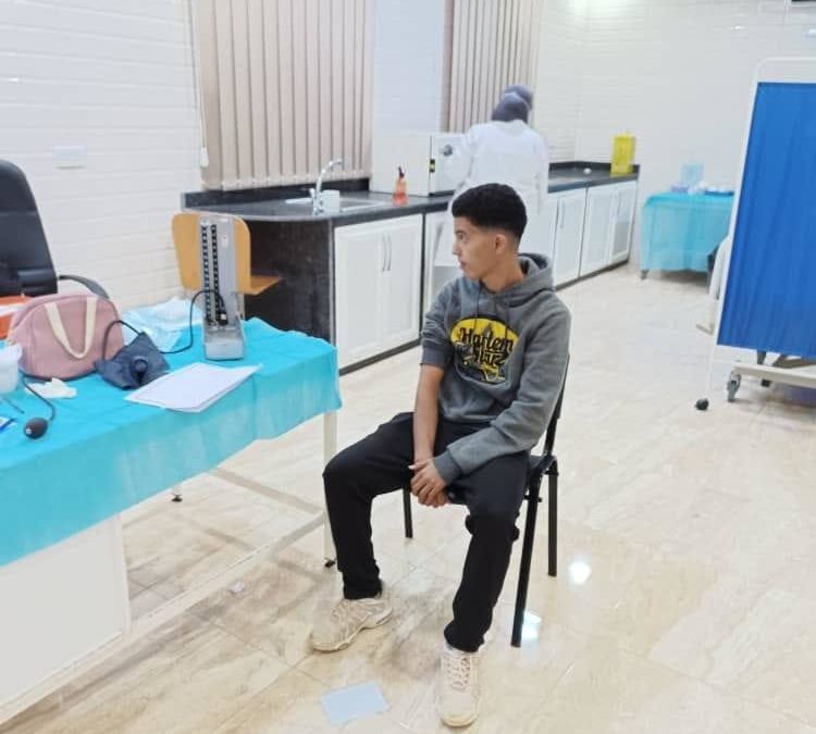 العيادة الجامعية بجامعة بنغازي تجرى الكشف الطبي
